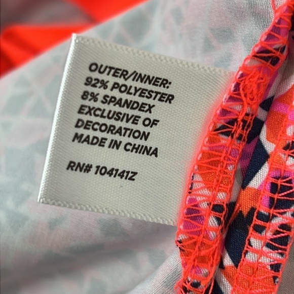 LADY Hagen Plus Size Multi Mosaic Print Active Athleisure Golf Stretch Skort 14 - Picture 8 of 8